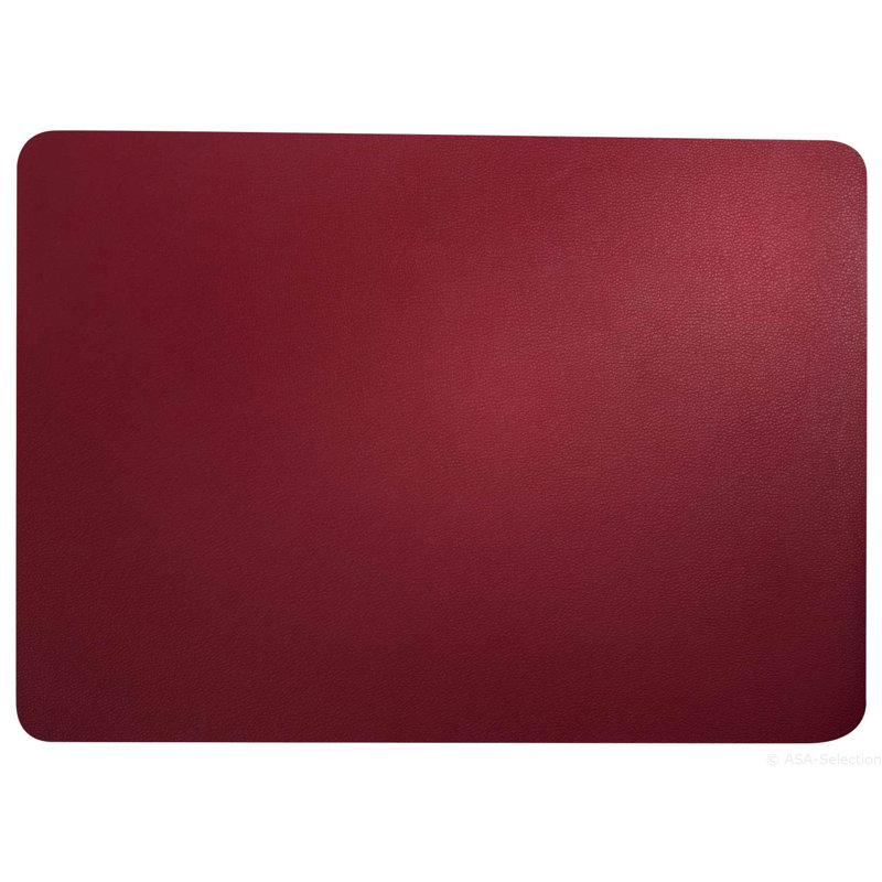 ASA Selection Leather/Faux Leather Rectangle Placemat & Reviews Wayfair